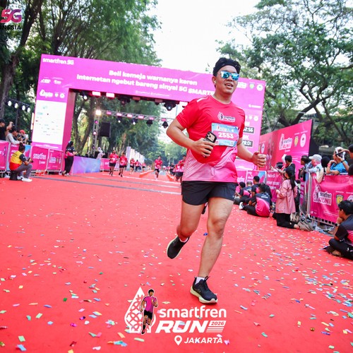Race photo from SMARTFREN RUN 2026