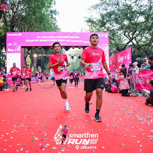 Race photo from SMARTFREN RUN 2026
