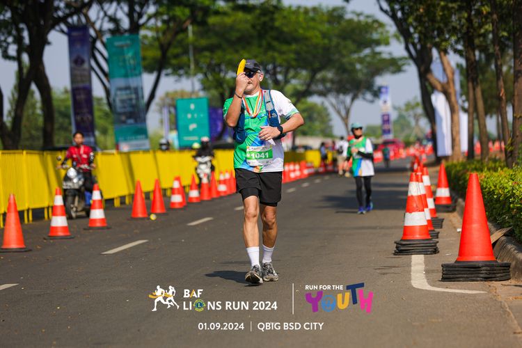Race photo from BAF LIONS RUN 2024