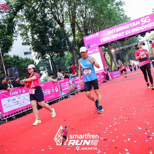 Race photo from SMARTFREN RUN 2026