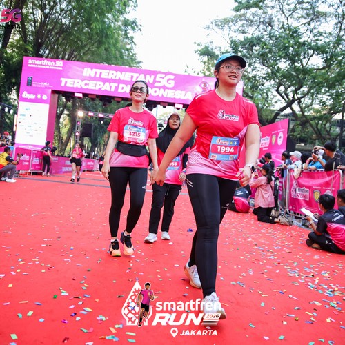 Race photo from SMARTFREN RUN 2026