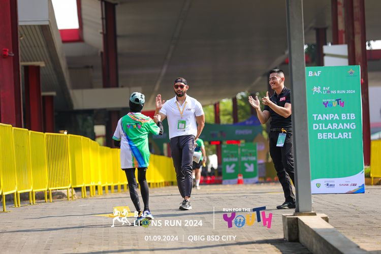 Race photo from BAF LIONS RUN 2024