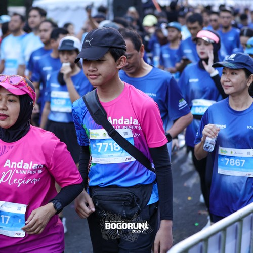Race photo from BOGORUN 2026