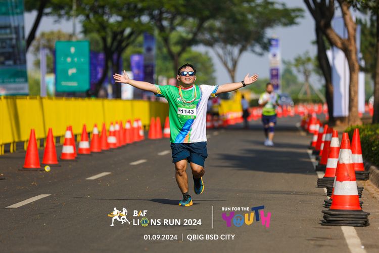 Race photo from BAF LIONS RUN 2024