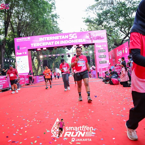 Race photo from SMARTFREN RUN 2026