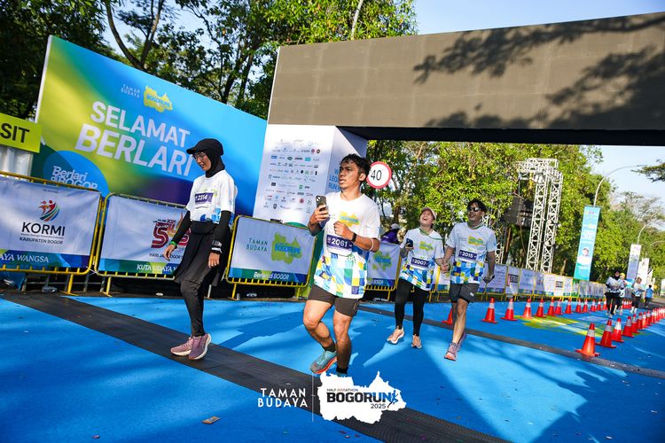Race photo from Taman Budaya x BOGORUN 2025