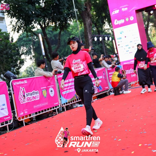 Race photo from SMARTFREN RUN 2026