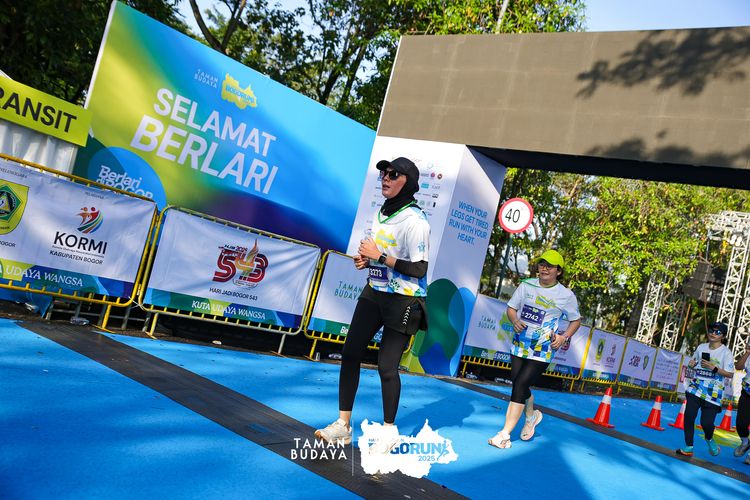 Race photo from Taman Budaya x BOGORUN 2025