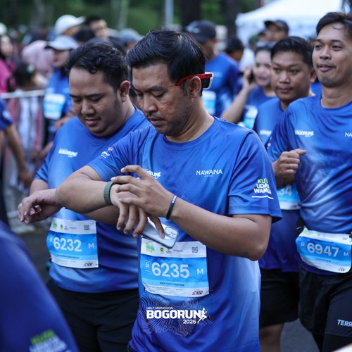 Race photo from BOGORUN 2026