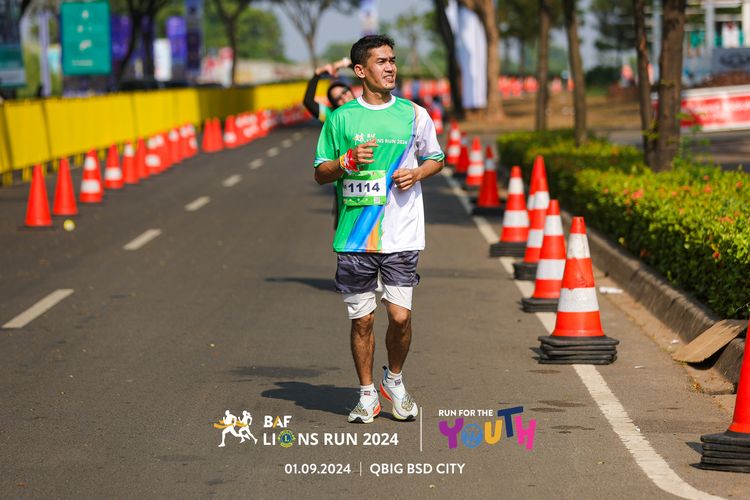Race photo from BAF LIONS RUN 2024