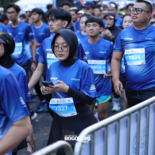 Race photo from BOGORUN 2026
