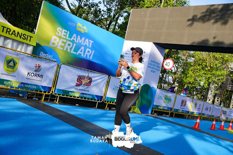 Race photo from Taman Budaya x BOGORUN 2025