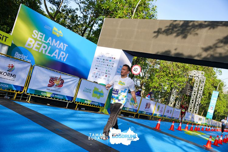 Race photo from Taman Budaya x BOGORUN 2025