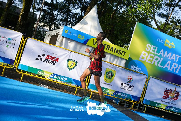 Race photo from Taman Budaya x BOGORUN 2025
