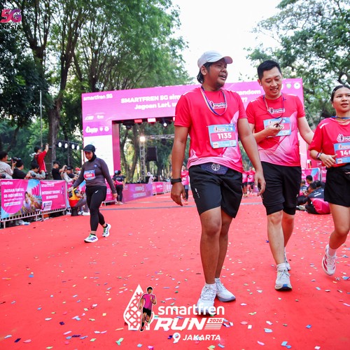 Race photo from SMARTFREN RUN 2026