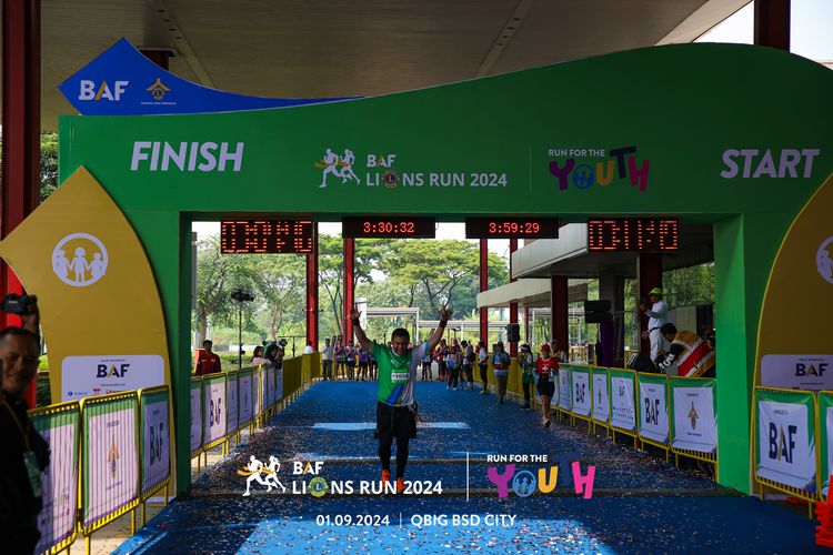 Race photo from BAF LIONS RUN 2024