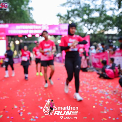 Race photo from SMARTFREN RUN 2026