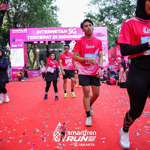 Race photo from SMARTFREN RUN 2026