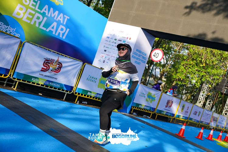 Race photo from Taman Budaya x BOGORUN 2025