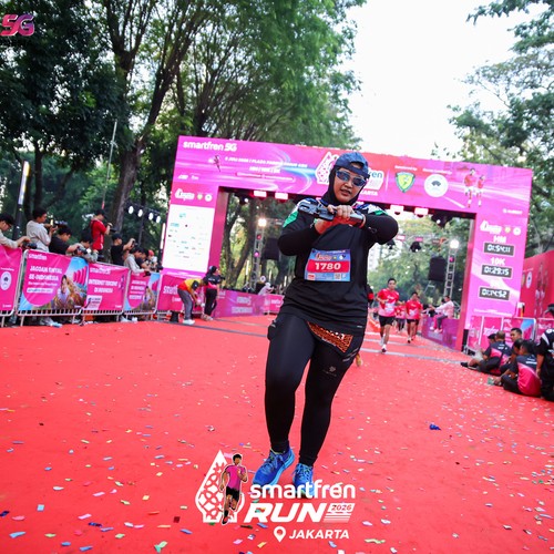 Race photo from SMARTFREN RUN 2026