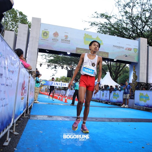 Race photo from BOGORUN 2026