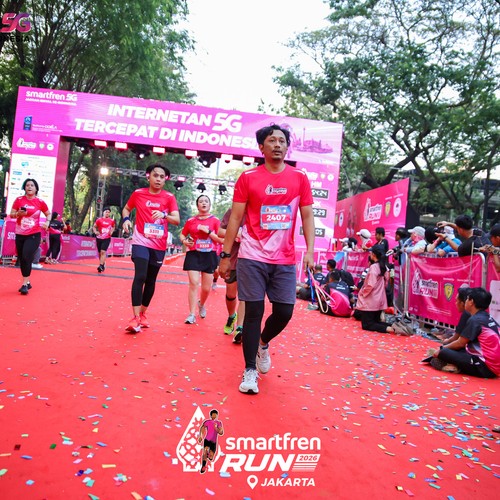 Race photo from SMARTFREN RUN 2026