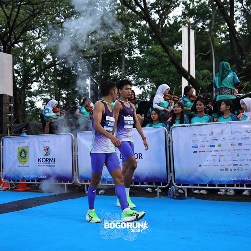 Race photo from BOGORUN 2026