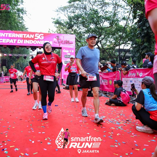 Race photo from SMARTFREN RUN 2026