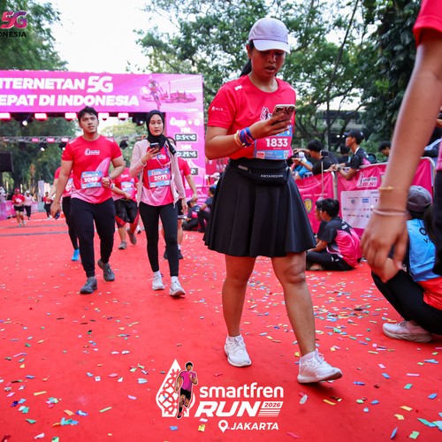 Race photo from SMARTFREN RUN 2026