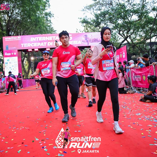 Race photo from SMARTFREN RUN 2026