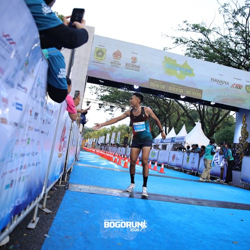 Race photo from BOGORUN 2026