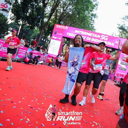 Race photo from SMARTFREN RUN 2026