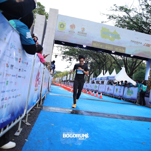 Race photo from BOGORUN 2026
