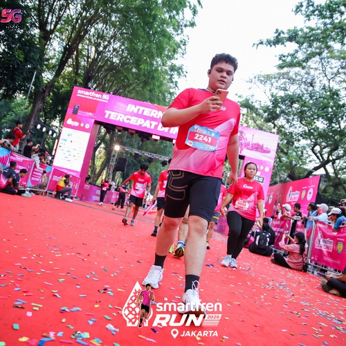 Race photo from SMARTFREN RUN 2026