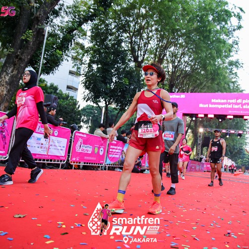 Race photo from SMARTFREN RUN 2026