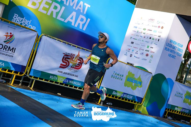 Race photo from Taman Budaya x BOGORUN 2025