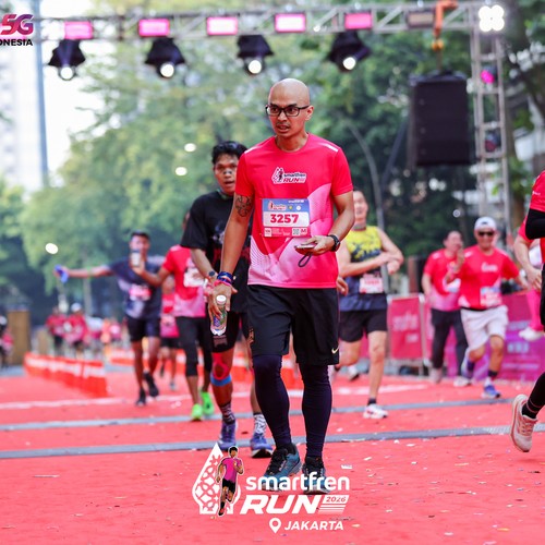 Race photo from SMARTFREN RUN 2026