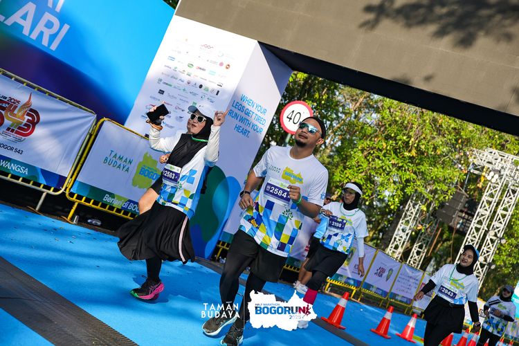 Race photo from Taman Budaya x BOGORUN 2025
