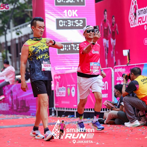 Race photo from SMARTFREN RUN 2026
