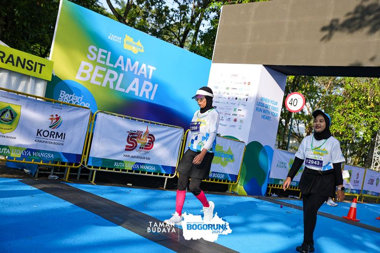 Race photo from Taman Budaya x BOGORUN 2025