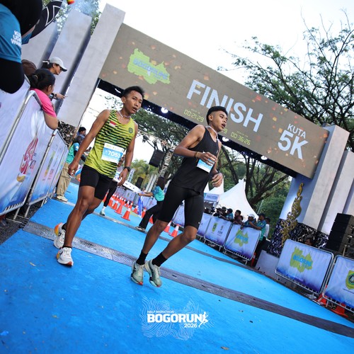 Race photo from BOGORUN 2026