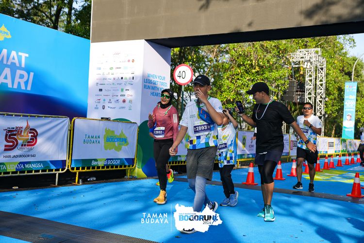 Race photo from Taman Budaya x BOGORUN 2025