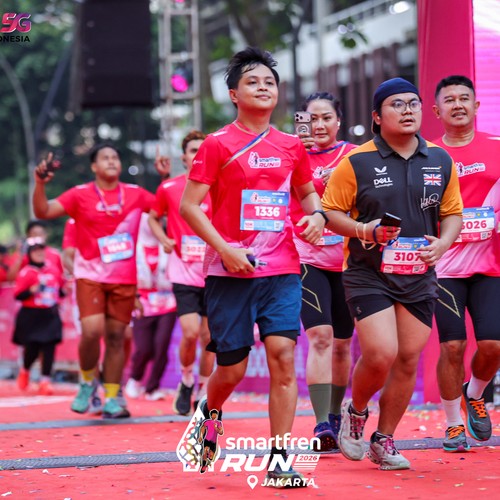 Race photo from SMARTFREN RUN 2026