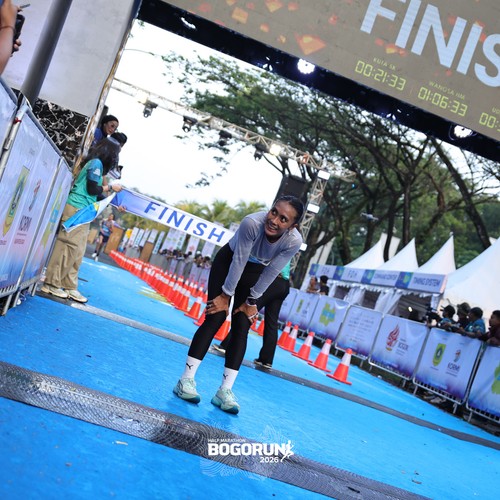 Race photo from BOGORUN 2026