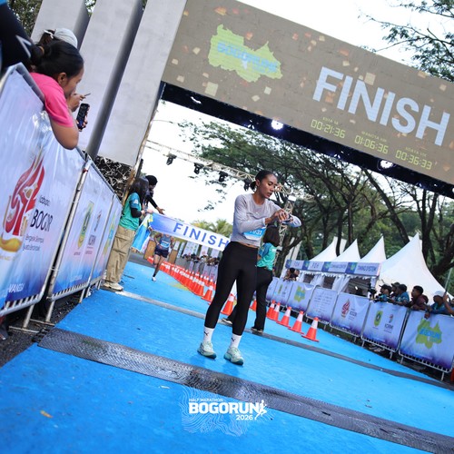 Race photo from BOGORUN 2026