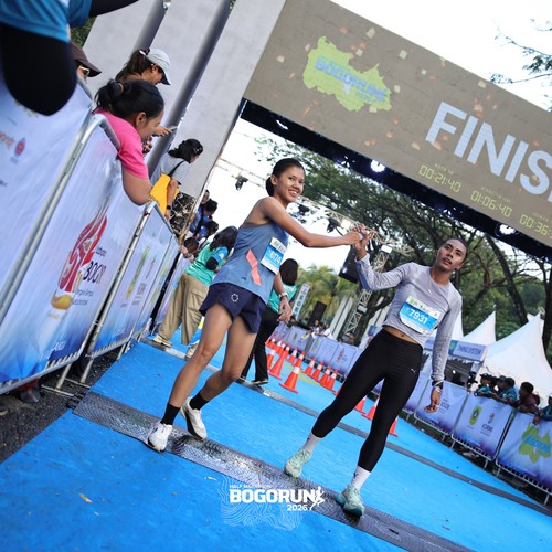 Race photo from BOGORUN 2026