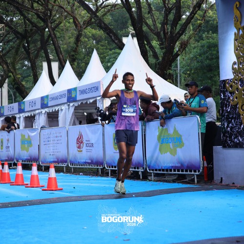 Race photo from BOGORUN 2026