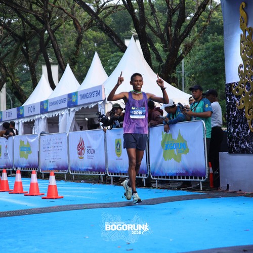 Race photo from BOGORUN 2026