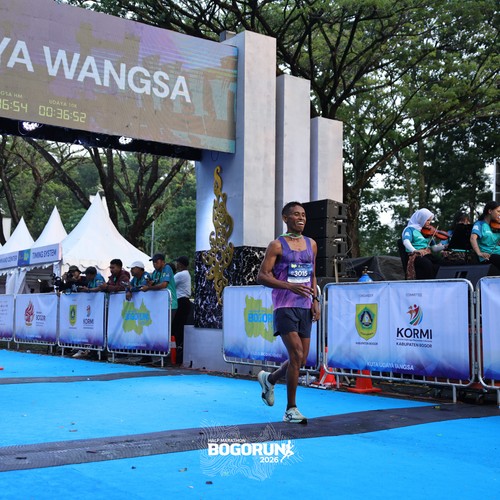 Race photo from BOGORUN 2026