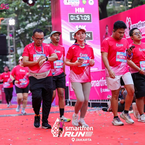 Race photo from SMARTFREN RUN 2026